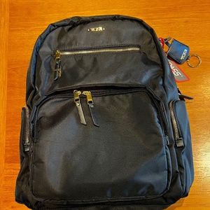 TUMI ~ Voyageur Carson Laptop Backpack - Computer Bag for Women ~ Black ~ NWT
